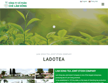 Tablet Screenshot of ladotea.com.vn